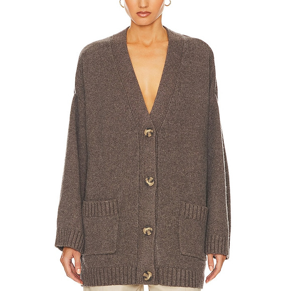 Helsa 'Tania' Brown Cardigan Size M - Picture 1 of 4